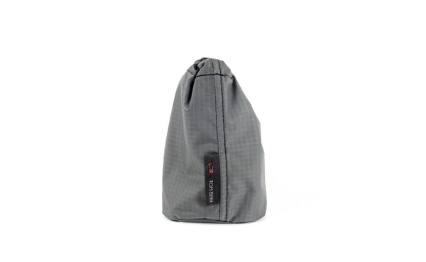 A Size 1 Mountain Grey (grey with light grey grid) 210 Cerylon Travel Stuff Sack.